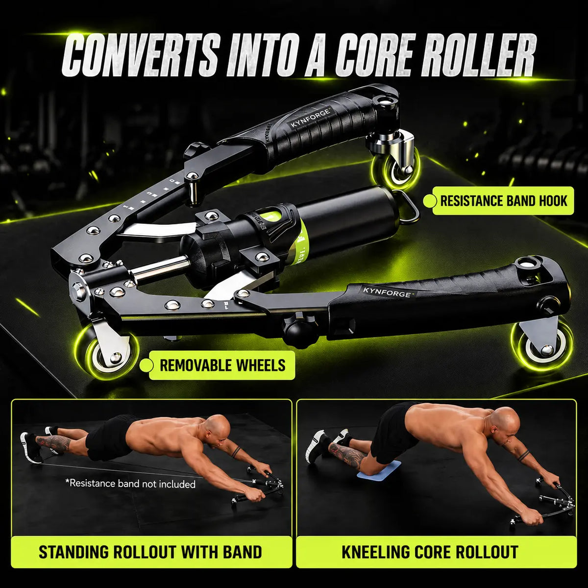 KYNFORGE® Muscle Trainer | Adjustable Hydraulic Resistance 10–200 kg
